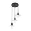 Luminaire suspendu conique 3 lumières grappe Sequim-530937352