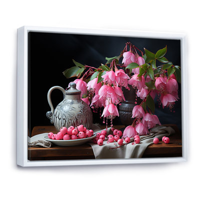 " Fuschia Bouquet Still Life "