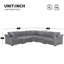 Canapé modulaire convertible en forme de L 106 po-1772603234