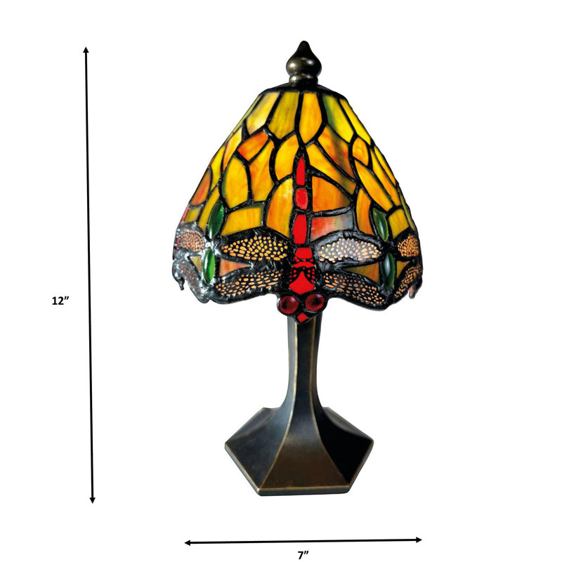 Lampe d'appoint Tiffany Libellule d'automne