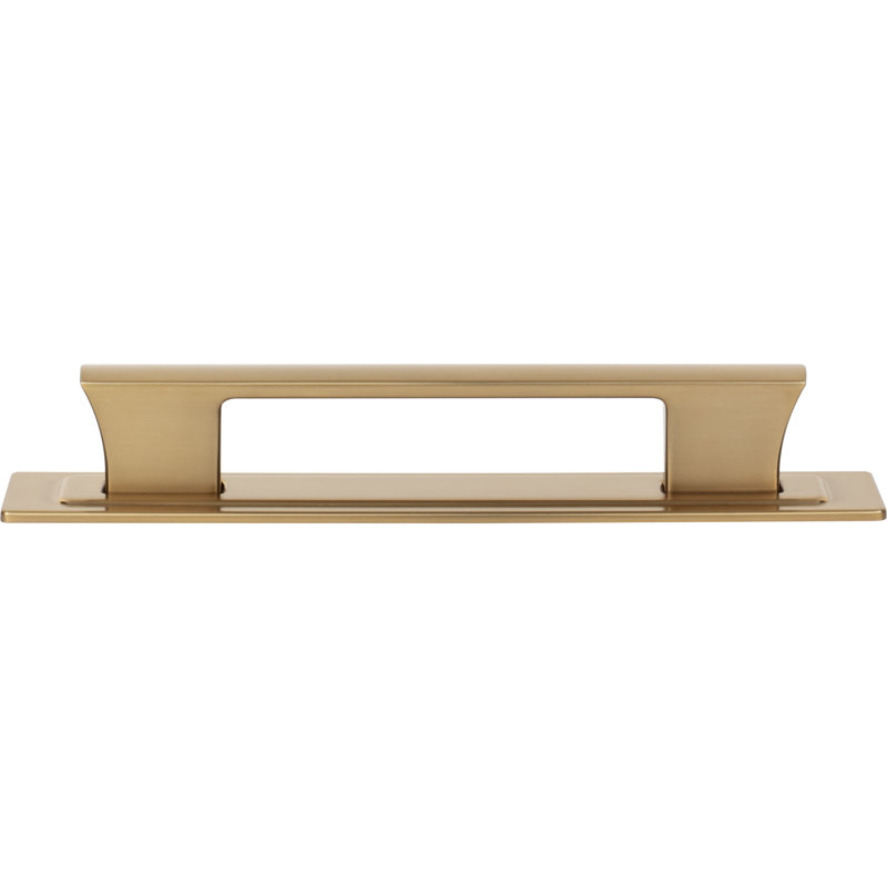 Warm Brass 5 1/16" Modern Cabinet Bar Pull