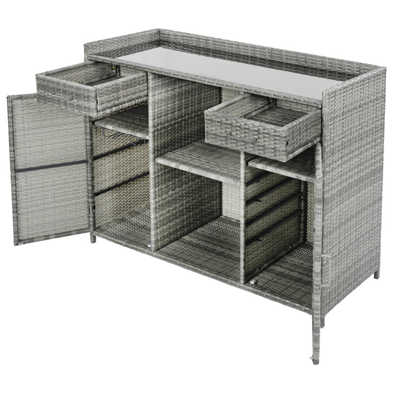 Buffet 2 portes, Gris