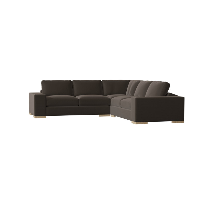 Canapé modulaire Brann de 120 po de largeur Brann, Naturel, Asphalte Marlow