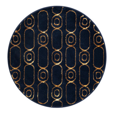 Tapis bleu marine et doré Latitude Run®