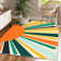 Mignon tapis lavable à la machine Sunburst