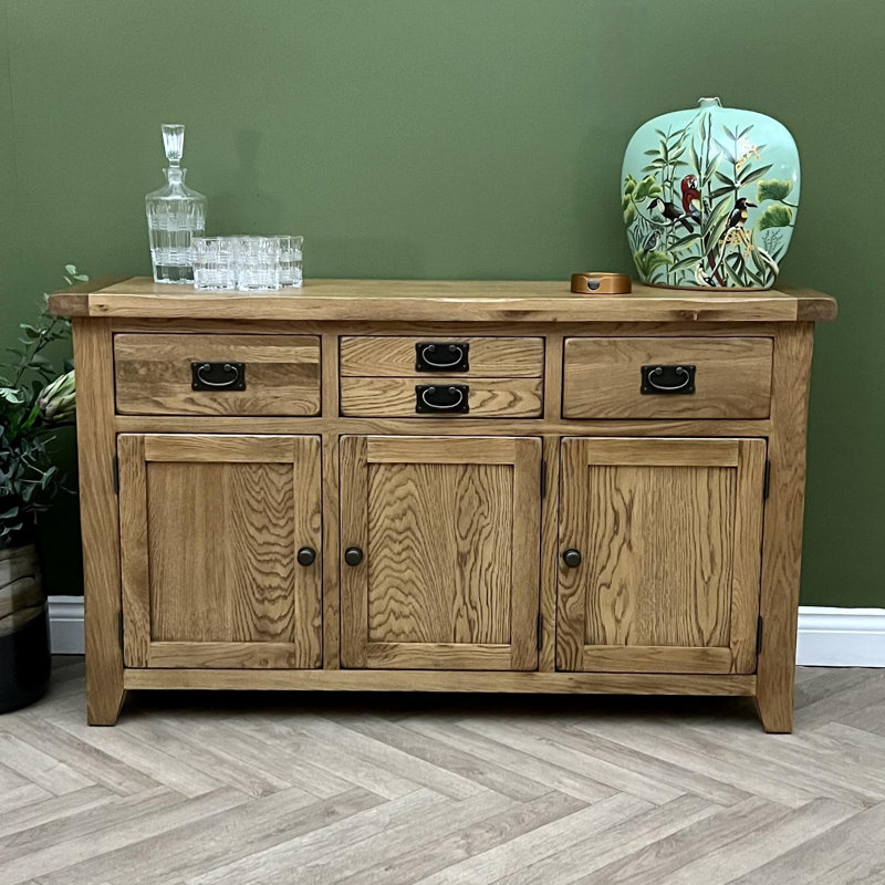 Lordsburg 137cm Solid Wood Sideboard