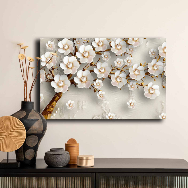 Peinture décorative sur toile