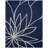 Brackenmore Floral Tufted Indigo/Ivory Area Rug
