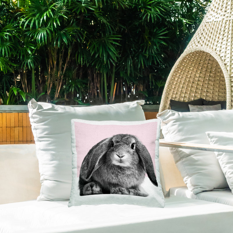 Housse et insert de coussin décoratif carré en polyester pour l'intérieur et l'extérieur
