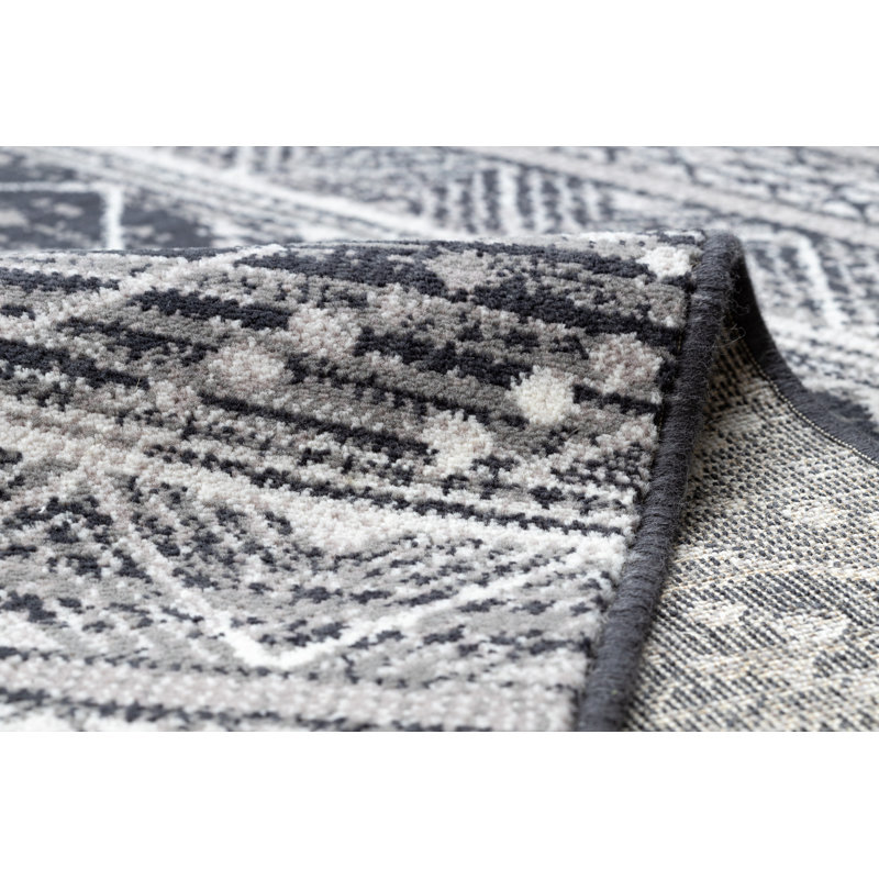 Siegbert Geometric Wool Area Rug, Rectangle 240 x 340cm