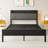 Full Size Bed Frame, Storage Headboard With Charging Station, Solid And Stable, Noise Free, No Box Spring Needed,-1422685770-1422685769