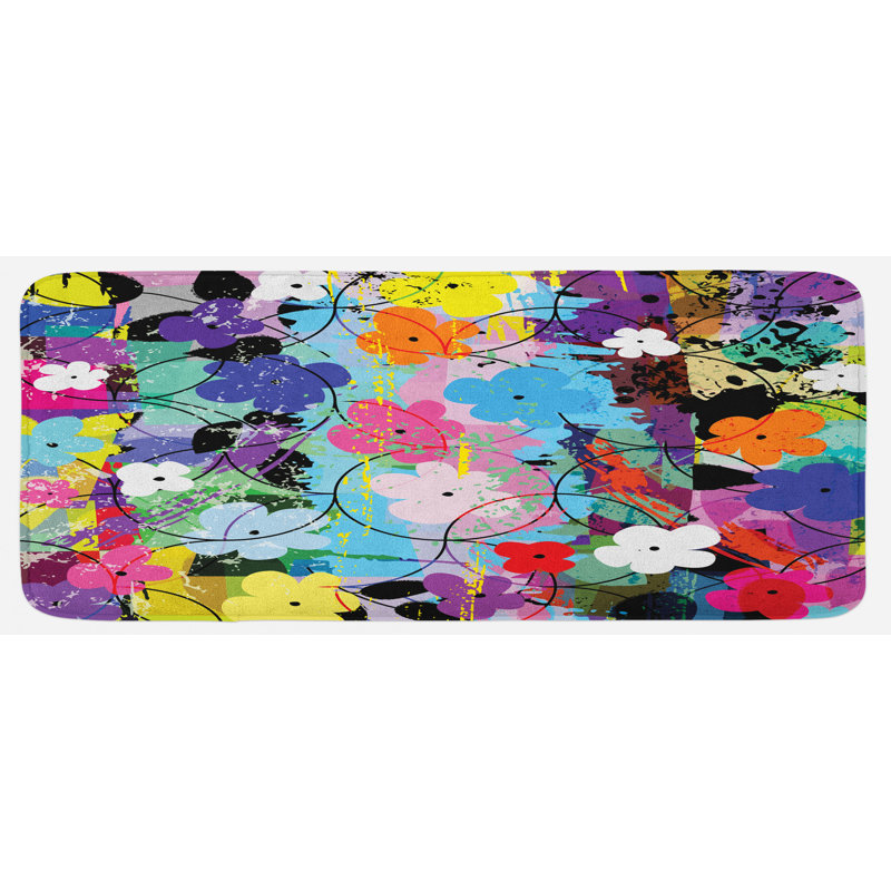 Tapis de cuisine coloré