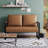 Azita 49 " Faux Leather Loveseat-857058379-840166196