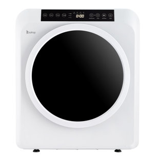 Jeremy Cass 1.6 Cu.Ft. Vented Front Load Electric Dryer in White with Auto Control, UV Sterilization Technology