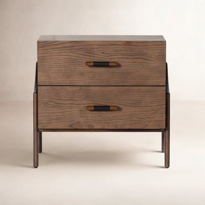 Linnell 26'' W Solid Wood Nightstand