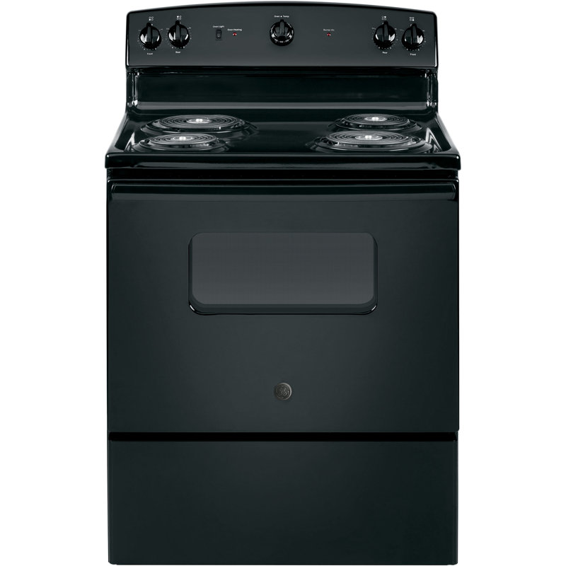 GE® ENERGY STAR® 30" Free-Standing Electric Range, Black