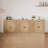 31.5" Fluted Sideboard Cabinet With Storage,Set Of 3,Wooden Buffet Cabinet With 2 Buffer Doors And 3 Adjustable Shelves,Suitable For Dining Room,Kitchen,Living Room-653296996-653699779