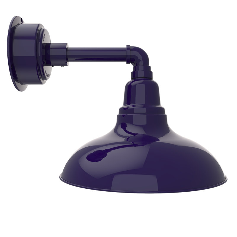 Idella LED Barn Light, Cobalt Blue, 11" H x 12" W x 16" D