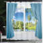 Ensemble de rideau de douche + crochets-44237815