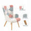 Fauteuil d'appoint avec repose-pieds-1841415982
