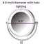 Miroir de maquillage lumineux 8,5 "-93601679