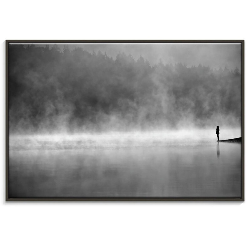 Print on Canvas, Black Floater Frame, 102cm H x 152cm W