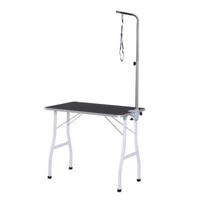 Jovani Dog Trimming Table with Holder and Rubberized Work Surface