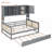 Wooden Daybed With Trundle, And All-In-One Cabinet And Shelf-1153309260