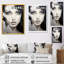«Black Marble Woman Beauty V - Abstract Portraits», art mural-1734842956-1701118067