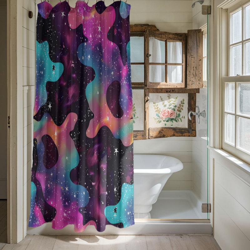 Rideau de douche Starry Brilliance - Premium, H 74 po x l 71 po