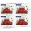 Burgundy Trendy Printed Bedspread Floral Design Quilted with Pillow Shams-113665276