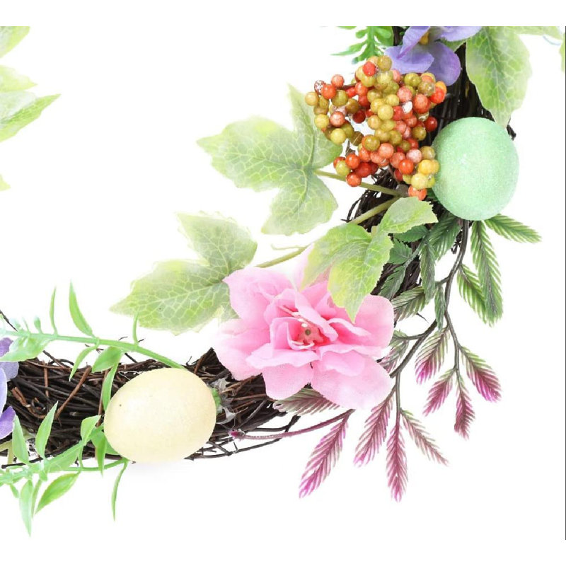 Faux Cotton Silk 15'' Wreath