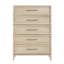 Mobilier de chambre à coucher contemporain à tiroirs à roulement à billes 5 tiroirs
