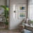 28.3'' Timer LED Flush Mounted Sconces, 6000K Wallchiere Battery Operated-1968176028