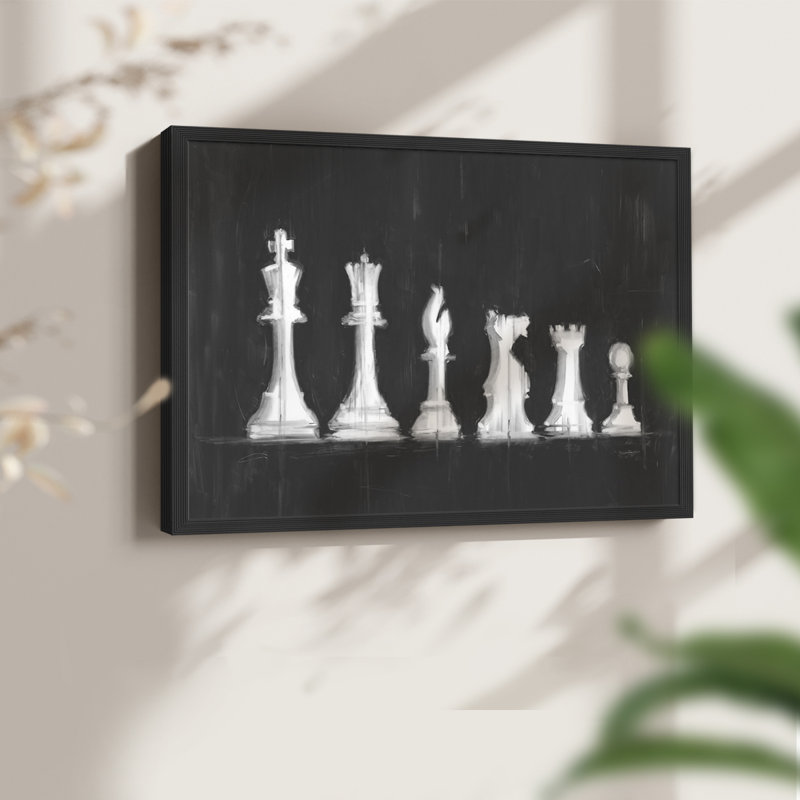 «Start Line Up II» - Impression encadrée - Restickable, H 8 po x l 10 po, Noir, noir, noir, noir