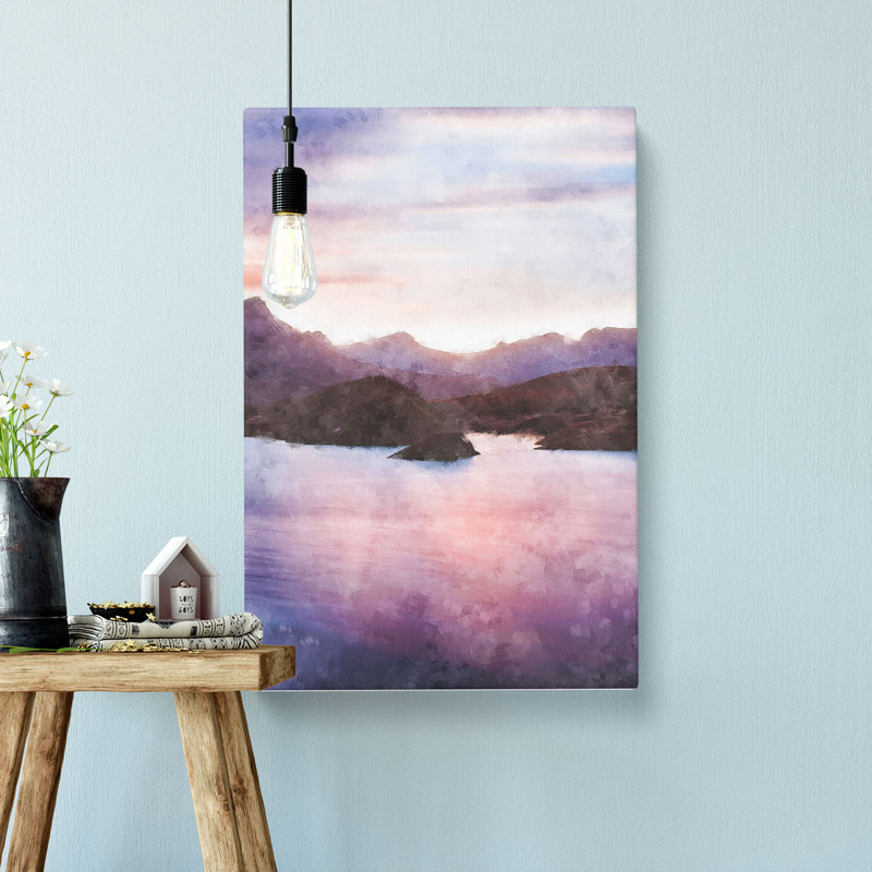 Calm Lake - Wrapped Canvas, 76cm H x 50cm W x 3cm D