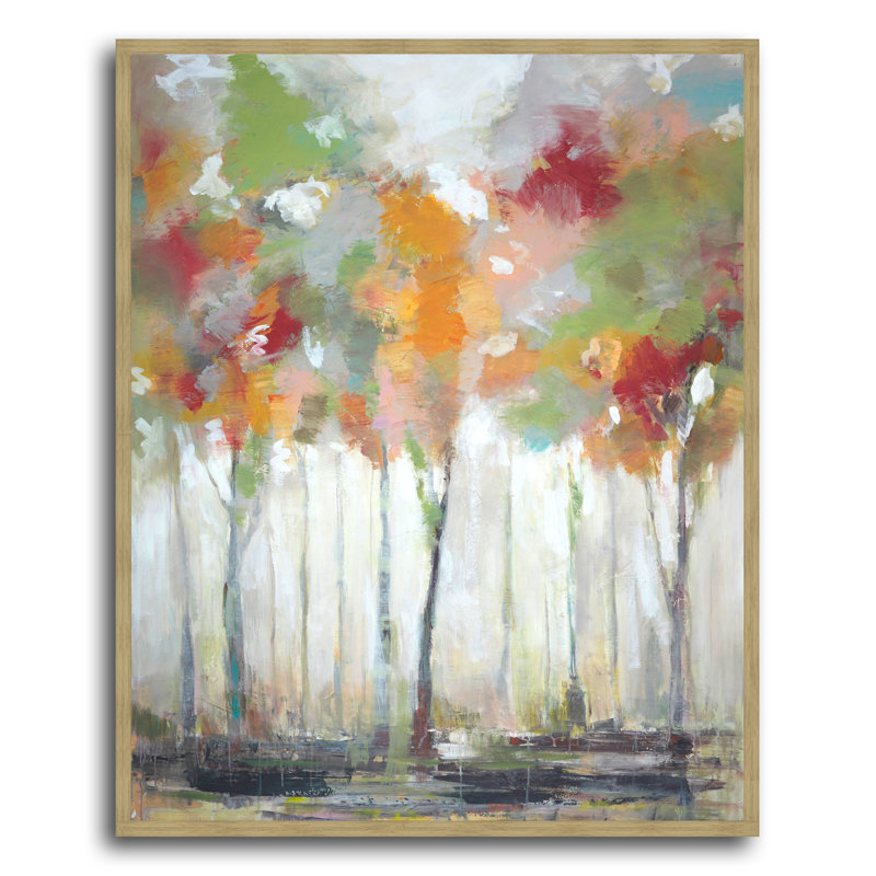 Amber Orchard Painting, Morro Blonde Framed