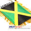 Drapeau de maison en polyester à 2 côtés Jamaïque 4 x 6 po