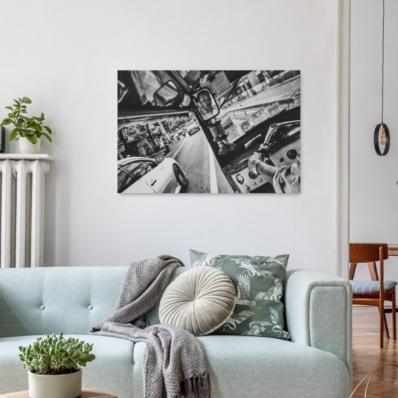 Impression d'art urbain abstrait urbain contemporain, H 24 po x l 36 po