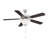 52" Garrett 5 - Blade Standard Ceiling Fan with Pull Chain and Light Kit Included-20361276