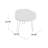 Solid Wood Top Metal Base Dining Table-840772853