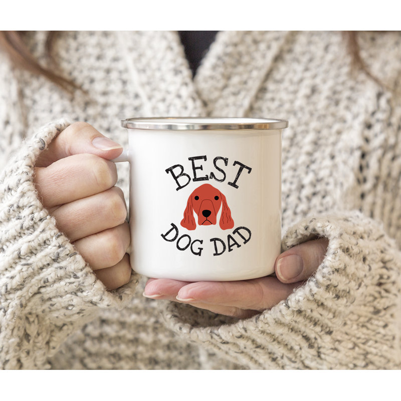 Stainless Steel Camping Mug, Irish Setter