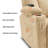 Fabric Electric Power Recliner Chair with Heat and Massage, USB Charge Ports, Extended Footrest-792396040