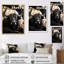 «Gray Buffalo Serenity In Shadows», reproduction d'art animalier-102341647-102341643