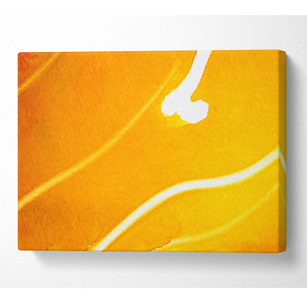 Yellow Flow - Kunstdrucke auf Leinwand - Wrapped Canvas