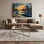 «USA State Mississippi», art mural sur toile grise-868814690