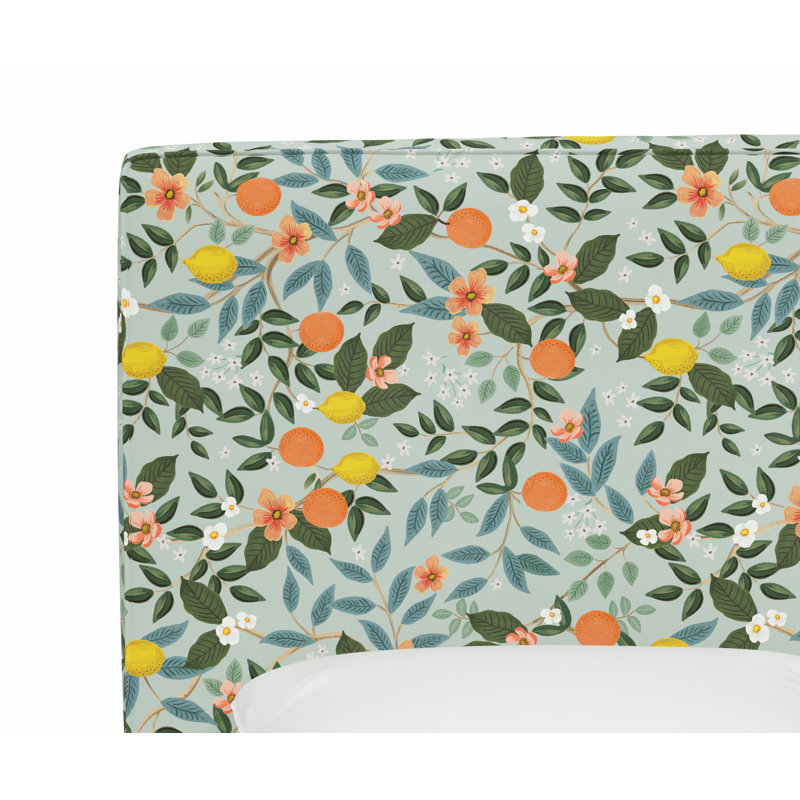 Elly Headboard, California King, Rpc Citrus Grove Mint Linen