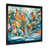 Impression noire sur toile encadrée sélectionné