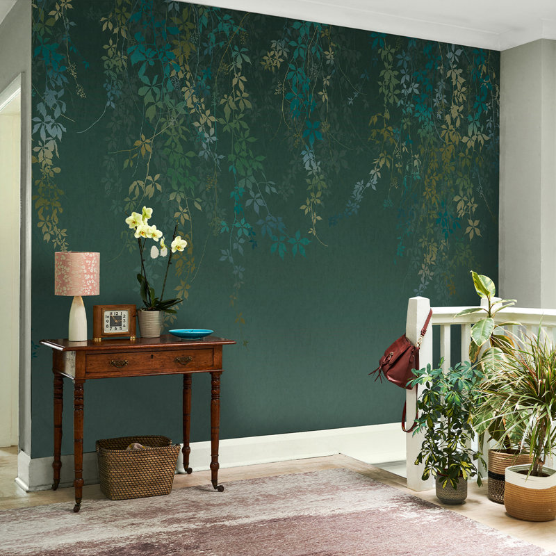 Clarissa Hulse Virginia Creeper Autumn Fixed Size Mural, Green