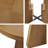 Kennedy 44" Round Trestle Dining Table with X-Base Design